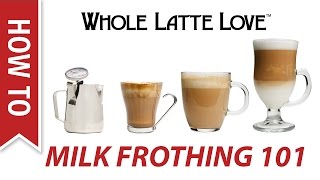 Milk Frothing for Beginners [upl. by Dez]