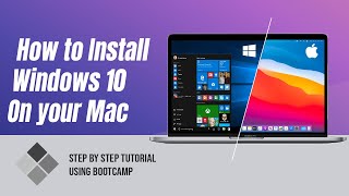 How to install Windows 10 on your Mac  Tutorial 2021 [upl. by Waldo227]