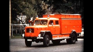 Feuerwehr München 1972 Super 8 Film [upl. by Llabmik]