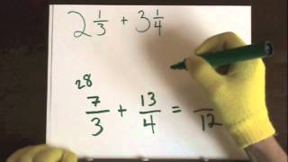 Add Fractions Mixed Numbers With Unlike Denominators Part 2 [upl. by Edniya]