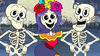 Las Calaveras Salen de su Tumba Canciones infantiles [upl. by Rothenberg]