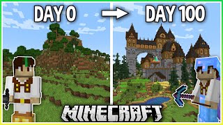 Minecraft 100 Days Building Mega Structures [upl. by Yennek]