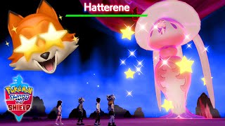 SHINY GIGANTAMAX HATTERENE  POKEMON HOME Pokemon Sword  Shield [upl. by Trin]