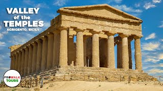 Valley of the Temples  Agrigento Sicily Walking Tour  4K [upl. by Eilrac]