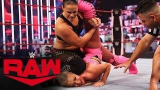 Lana vs Shayna Baszler Raw Feb 15 2021 [upl. by Arreip484]