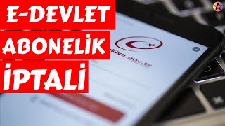 EDEVLET ABONELİK İPTALİ Türknet Superonline Vodafone Türk Telekom Abonelik Fesih Başvurusu [upl. by Zarah]