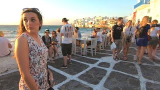 Exploring Mykonos Town Greece  Tourist Heaven or Hell [upl. by Keli]