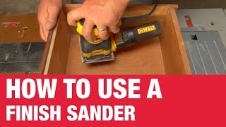 How To Use A Finish Sander  Ace Hardware [upl. by Ardnasac798]