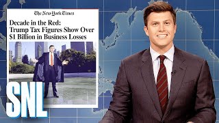 Weekend Update Trump Lost Over 1 Billion  SNL [upl. by Corneille]