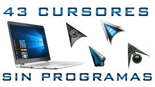 43 Cursores animados para Windows 10 8 o 7  Sin programas [upl. by Cleti]