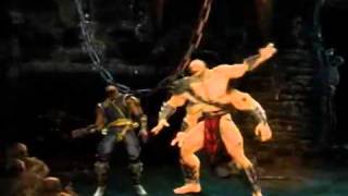 Mortal Kombat 9  Goro and Kintaro Fatalities [upl. by Ennalorac682]