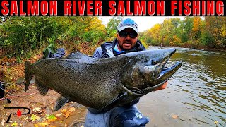 Salmon Fishing New Yorks World Famous Salmon River [upl. by Harmaning320]