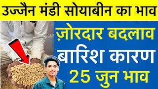 Ujjain Mandi Bhav Soybean Rate Today Ujjain Mandi  Gehu Ka Bhav  25 June 2024 [upl. by Elwyn119]