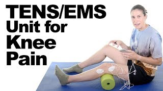 How to Use a TENS  EMS Unit for Knee Pain Relief  Ask Doctor Jo [upl. by Niveek]