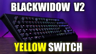 NEW Razer Blackwidow Chroma V2 with Yellow Switch Review [upl. by Rue263]