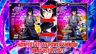 NxB NV How To Get SSS Power Shinobi On Agustus 2023 [upl. by Ynetsed]