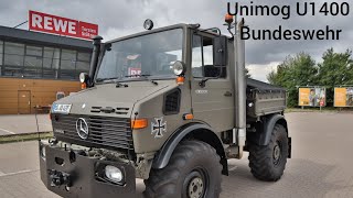 Unimog Bundeswehr U1400 Flugzeugschlepper [upl. by Hildie740]