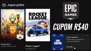 Como Resgatar o CUPOM DE R4000 da EPIC GAMES STORE Por Tempo Limitado [upl. by Airtap]