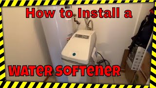 How to install a water softener for your home [upl. by Fachan68]