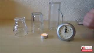 Candle and Air Science Experiment  Part 1 Home Science [upl. by Cecilio]