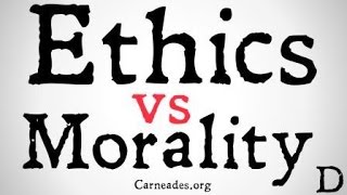 Ethics vs Morality Philosophical Distinctions [upl. by Fiora]