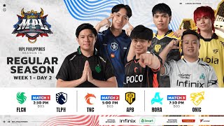 🔴 LIVE  MPL PH S15  FILIPINO  Week 1 Day 2 [upl. by Iek]