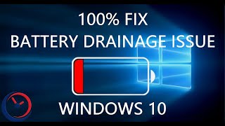 How to Fix Battery Drain Issue in Windows 10 Easy Settings [upl. by Agace]