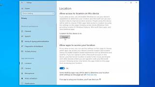 Your Location Is Currently in Use in Windows 10 FIX Tutorial [upl. by Eehtomit]