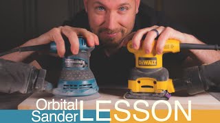 Orbital Sander Basics  Beginner Tool [upl. by Alleynad]