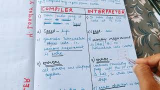 Lecture 3 Compiler vs Interpreter [upl. by Hemminger783]