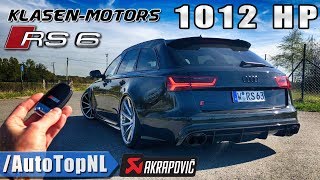 1012HP AUDI RS6 Klasen 330kmh REVIEW POV Test Drive on AUTOBAHN by AutoTopNL [upl. by Kecaj687]