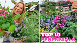 Top 10 Perennials  Sunny Varieties We Are Excited to Grow This Year  Garden Farm [upl. by Tarton]