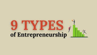 Types of Entrepreneurship 9 types Entrepreneur  BMResearch [upl. by Anierdna]