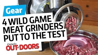 4 wild game meat grinders put to the test [upl. by Emile]