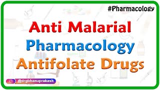 Anti malarial Pharmacology  Antifolate Drugs  Dr Rajesh Gubba [upl. by Pasahow482]