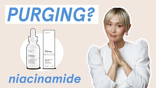 why the ordinary niacinamide 10  zinc 1 is causing purging and breakouts 😅 [upl. by Janene]