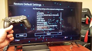 PS4 How to Factory Reset Back to Original Default Settings [upl. by Adneram]