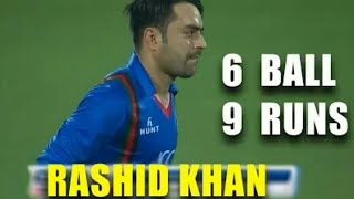 Rashid Khan Blowing 6 Bowl 9 Runs Needed 3rd T 20 Ban Vs Afg [upl. by Gilcrest]