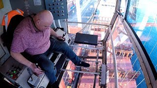 The dizzying view from Halifaxs shipping cranes [upl. by Komarek200]