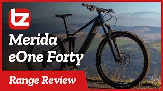 Merida eOne Forty  Range Review  Tredz Bikes [upl. by Nil]