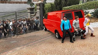 SAVE Michaels FAMILY in a ZOMBIE Outbreak GTA 5 [upl. by Myk]