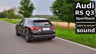 2021 Audi RS Q3 Sportback  engine amp exhaust sound  DrivingCars [upl. by Ratna]