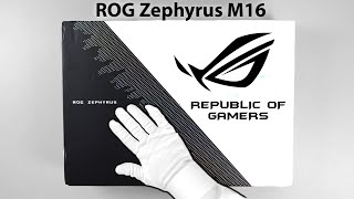 ROG Zephyrus M16 Gaming Laptop Unboxing  Gameplay Core i911900H RTX 3070 165Hz [upl. by Kiker905]