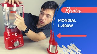 RESENHA DO LIQUIDIFICADOR MONDIAL TURBO L 900w É BOM [upl. by Ayokahs]