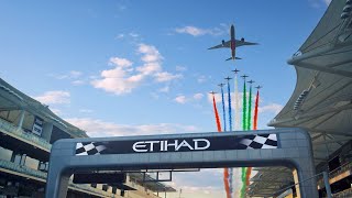 Spectacular Flyover at the 2020 Formula 1 Abu Dhabi GP with 787 Dreamliner  Etihad [upl. by Asiluj]