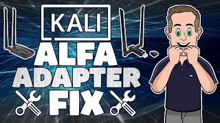 Kali Linux WiFi Alfa Adapter Fix [upl. by Anasiul918]