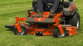 How to Use amp Operate a Commercial Zero Turn Gas Lawn Mower  Husqvarna [upl. by Lavelle]