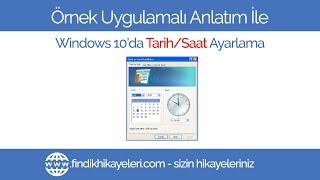 Windows 10 TarihSaat Ayarlama [upl. by Germayne]