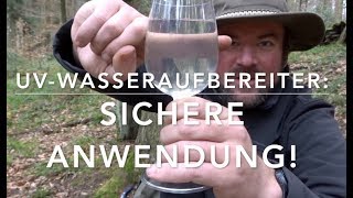 Wasseraufbereitung mit UVEntkeimungsstiften [upl. by Enitsrik]