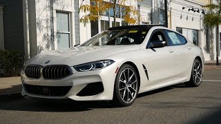 2020 BMW M850i Gran Coupe Review  Start Up Revs Walk Around and Test Drive [upl. by Ecirtam349]